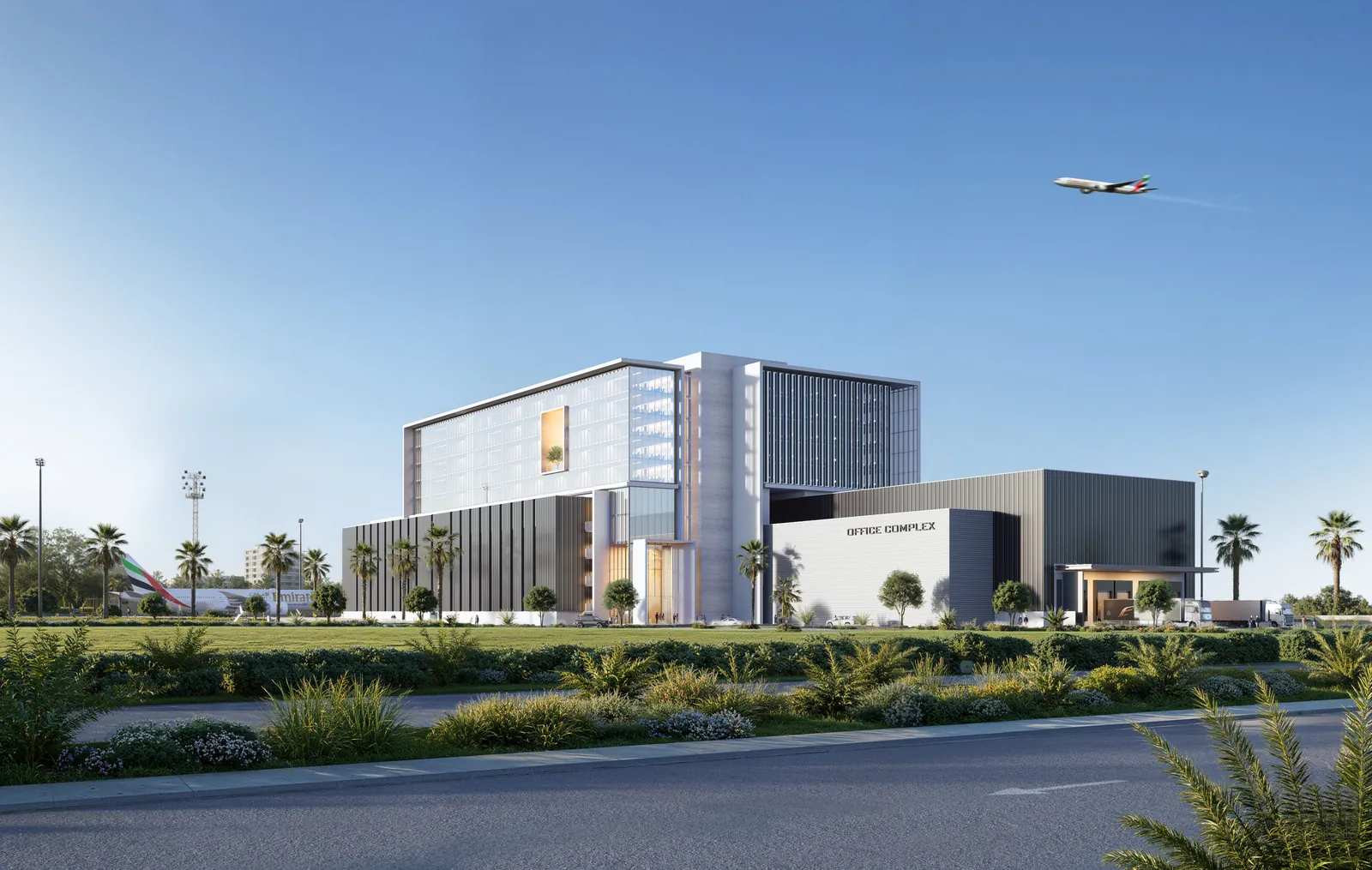 Logistic Complex main exterior render